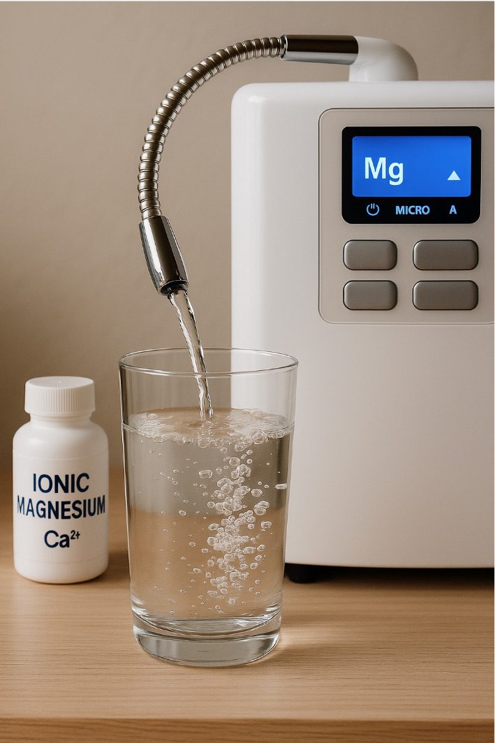 Magnesio iónico en ionizadores de agua