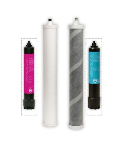 Lógico Aqua PRO 21 inch replacement kit with polypropylene and carbon block filters