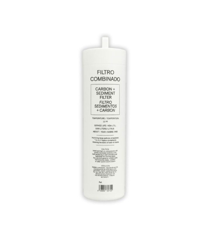 Filtro combinado Juman Black y White – sedimentos y carbón activado