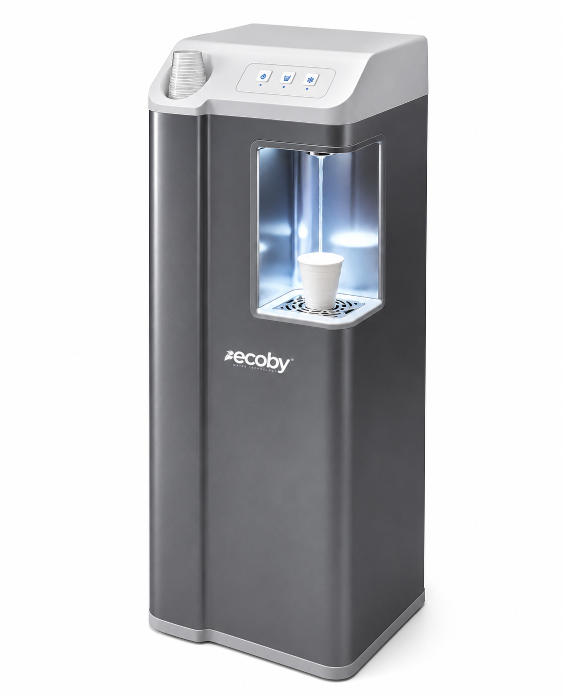Dispensador ECOBY conectado a red municipal